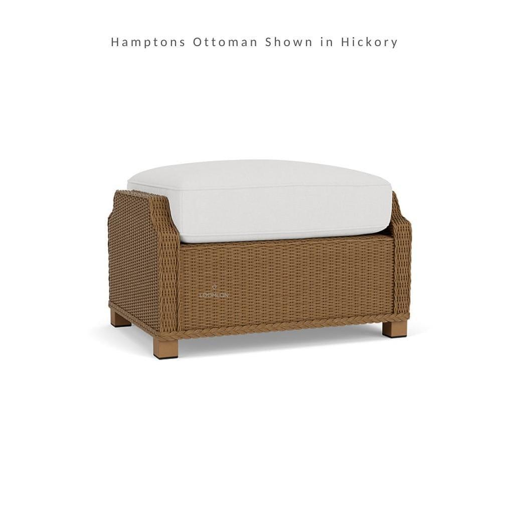 Hamptons Outdoor Wicker 2 Lounge Chair Set With Ottomans Lloyd Flanders - Uptown Sebastian