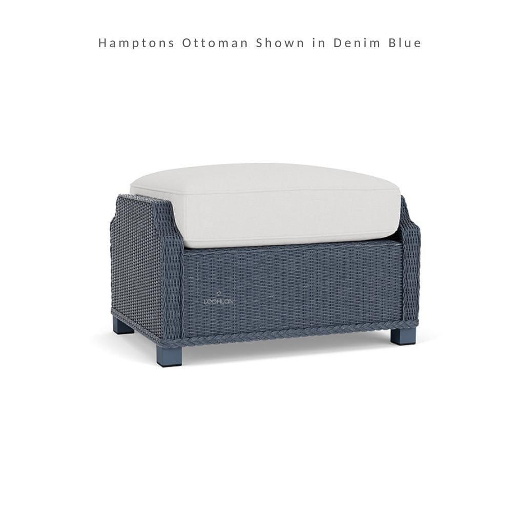 Hamptons Outdoor Wicker 2 Lounge Chair Set With Ottomans Lloyd Flanders - Uptown Sebastian