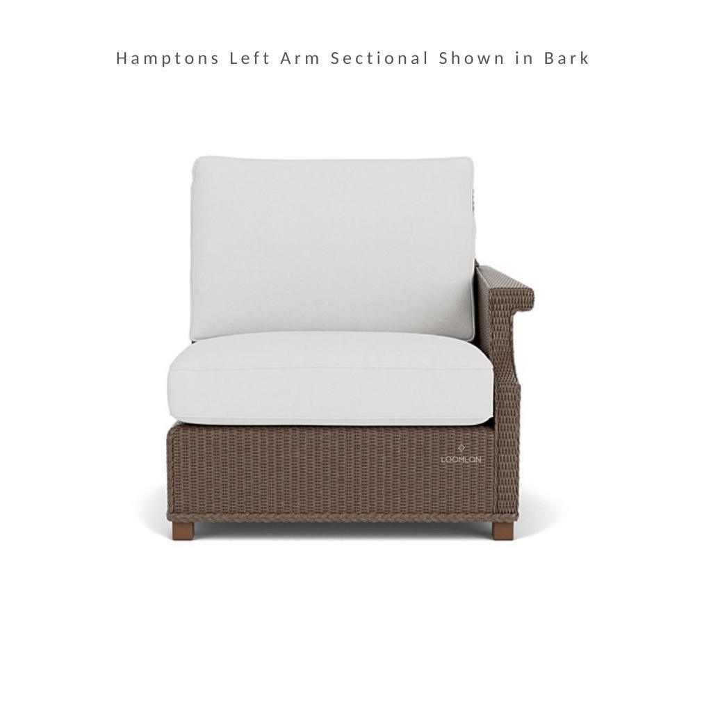 Hamptons Outdoor Wicker L-Shaped Sectional With Accent Tables - Uptown Sebastian