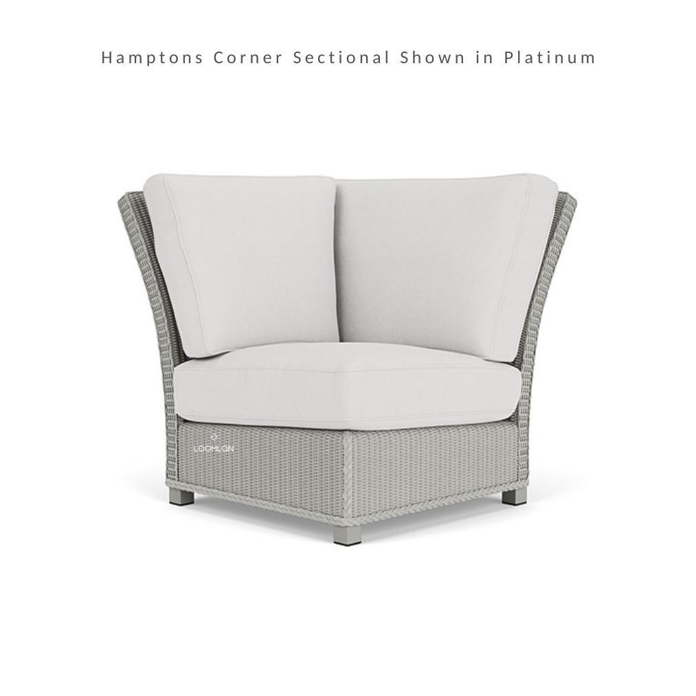 Hamptons Outdoor Wicker L-Shaped Sectional With Accent Tables - Uptown Sebastian