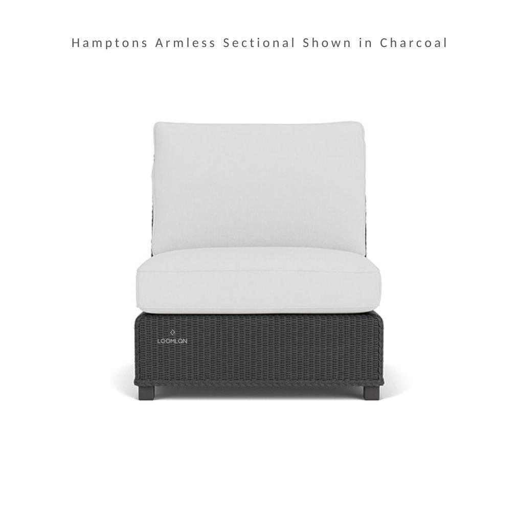 Hamptons Outdoor Wicker L-Shaped Sectional With Side Table Lloyd Flanders - Uptown Sebastian