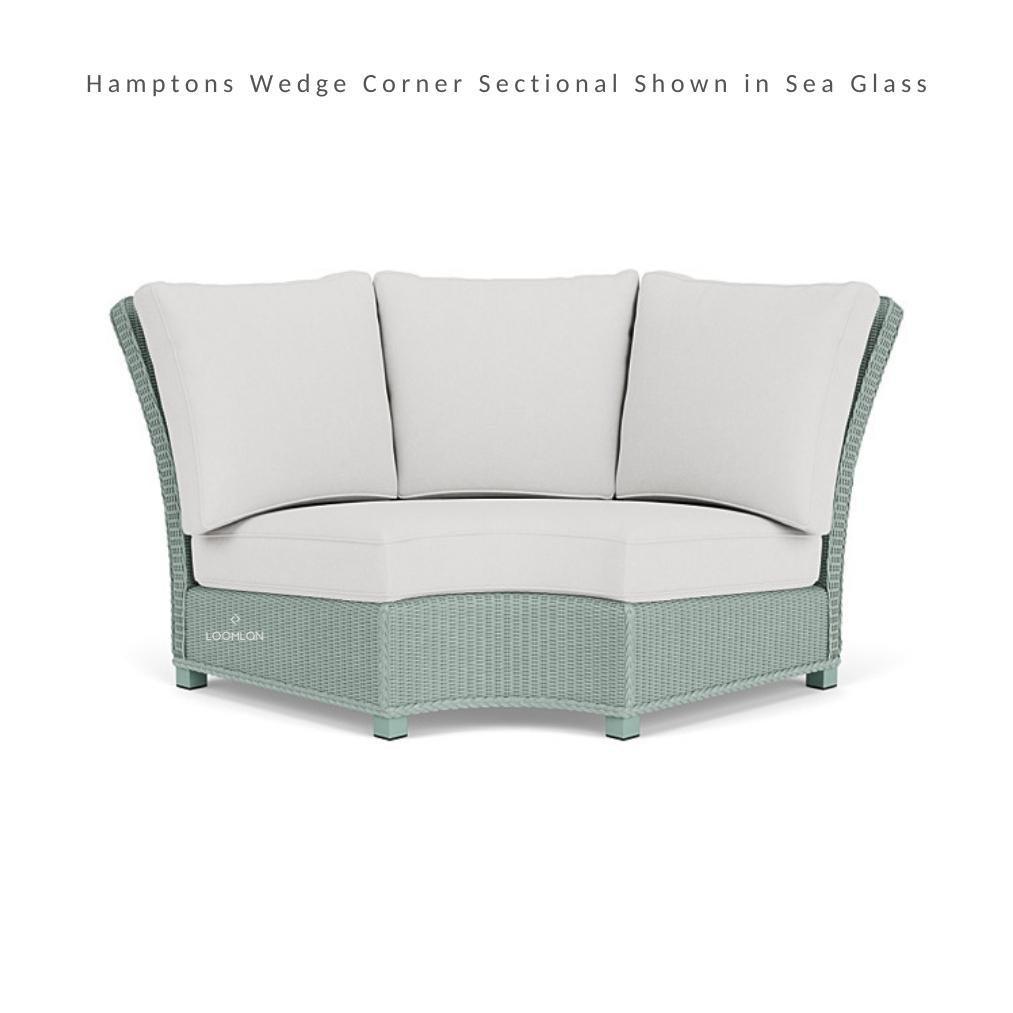 Hamptons Outdoor Wicker Sectional Sofa and Lounge Chair Set Lloyd Flanders - Uptown Sebastian