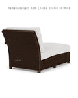 Hamptons Outdoor Wicker Small Chaise Sectional With Ottoman Lloyd Flanders - Uptown Sebastian
