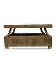 Hamptons Rectangular Outdoor Cocktail Table With Glass Lloyd Flanders - Uptown Sebastian