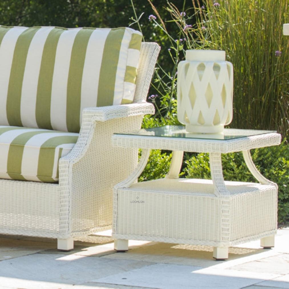 Hamptons Right Arm Sectional Unit All-Weather Outdoor Furniture - Uptown Sebastian