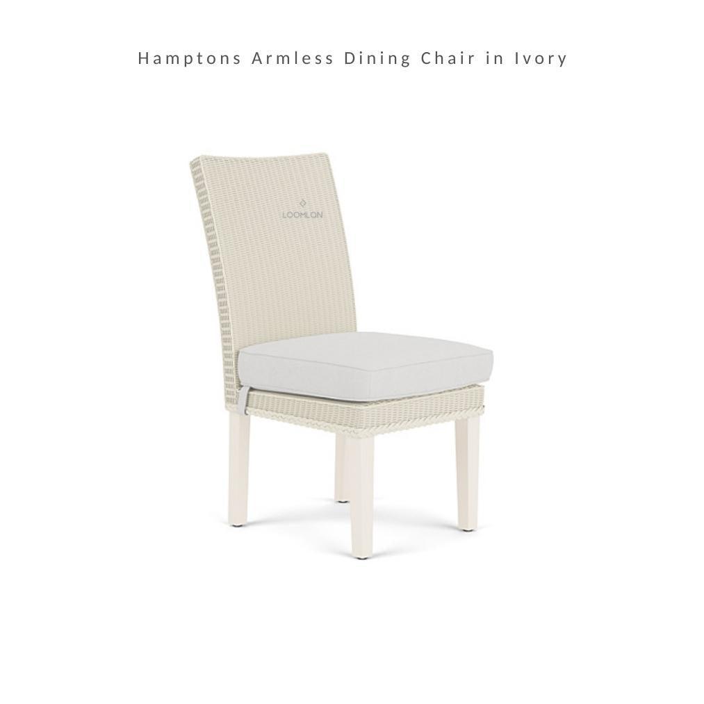 Hamptons Teak Extendable Dining Table Set with Wicker Dining Chairs - Uptown Sebastian