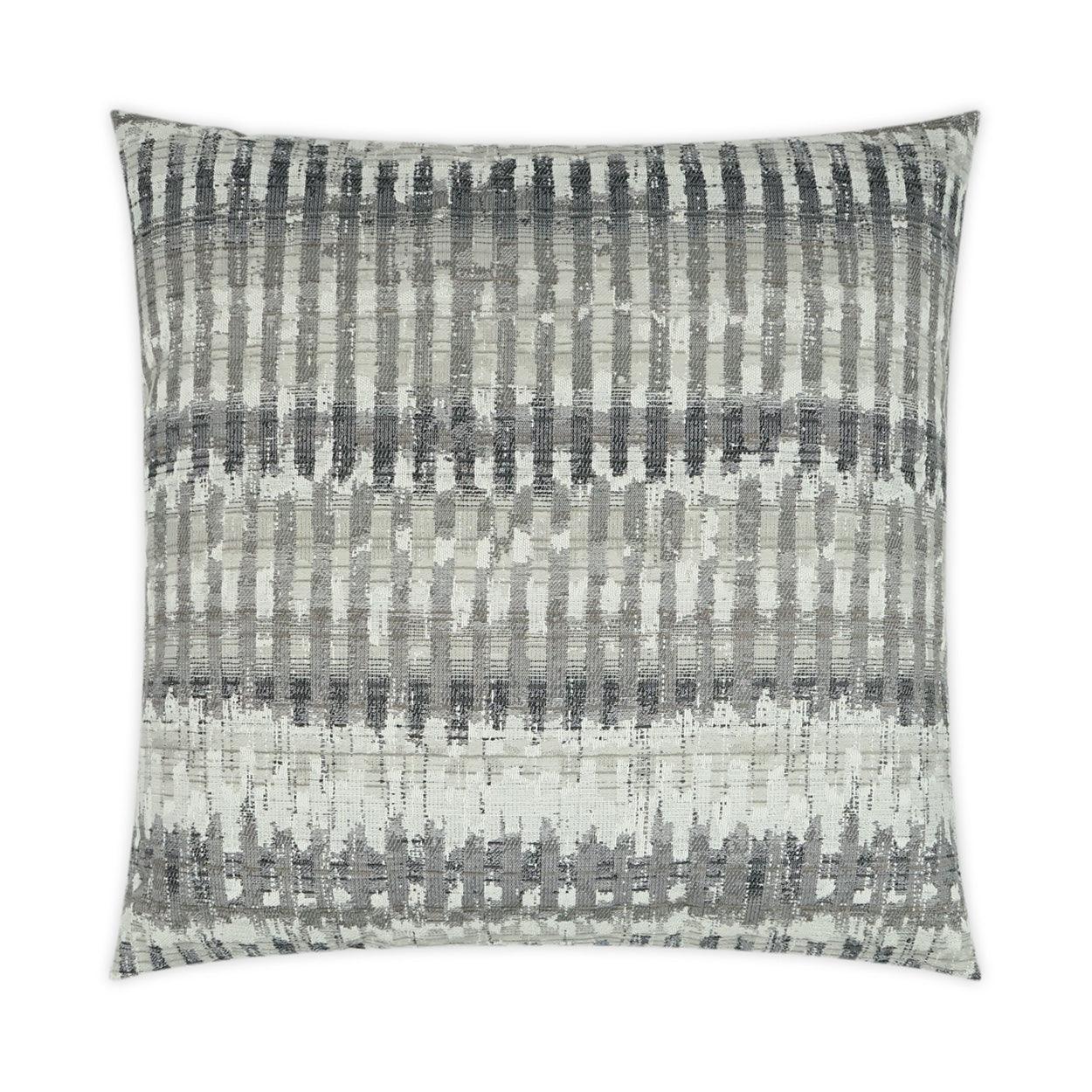 Handcraft Coal Global Grey Large Throw Pillow With Insert - Uptown Sebastian