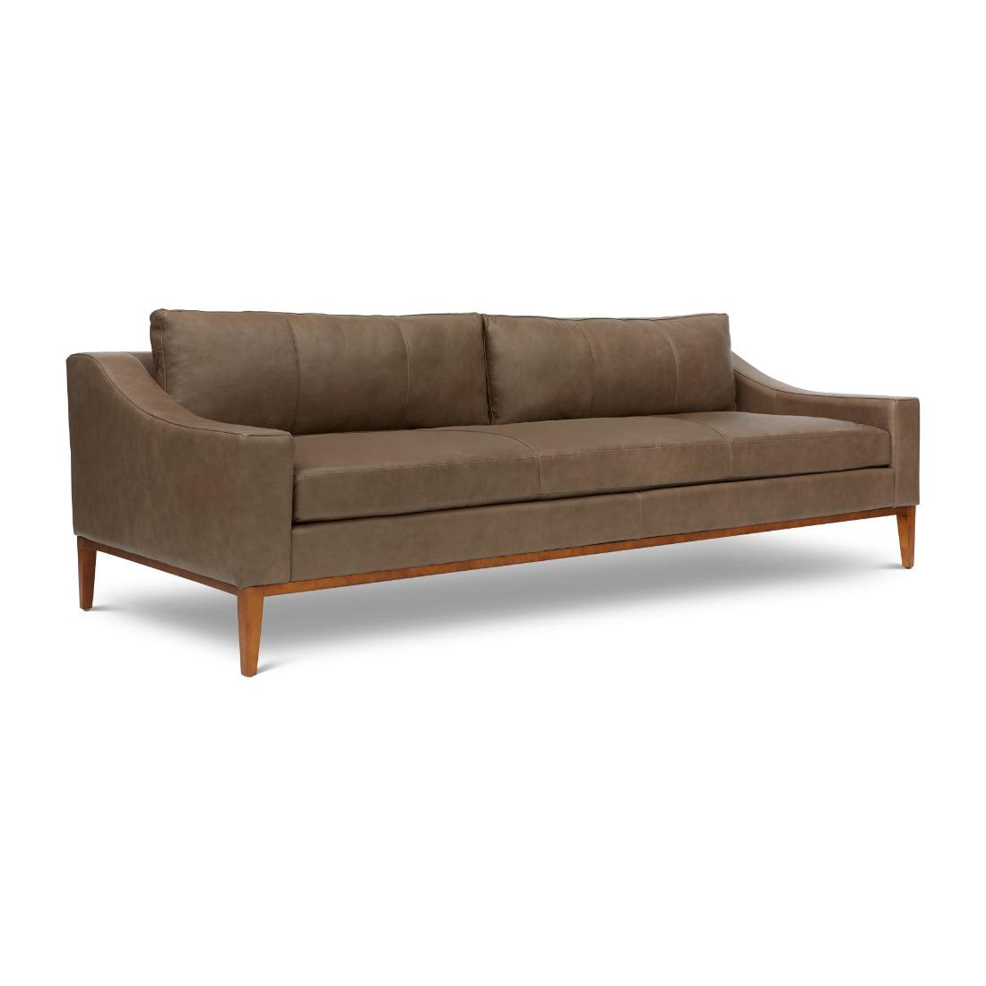 Haut Luxurious Made to Order Leather Bench Seat Couch - Uptown Sebastian
