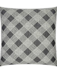 Henderson Traditional Grey Large Throw Pillow With Insert - Uptown Sebastian