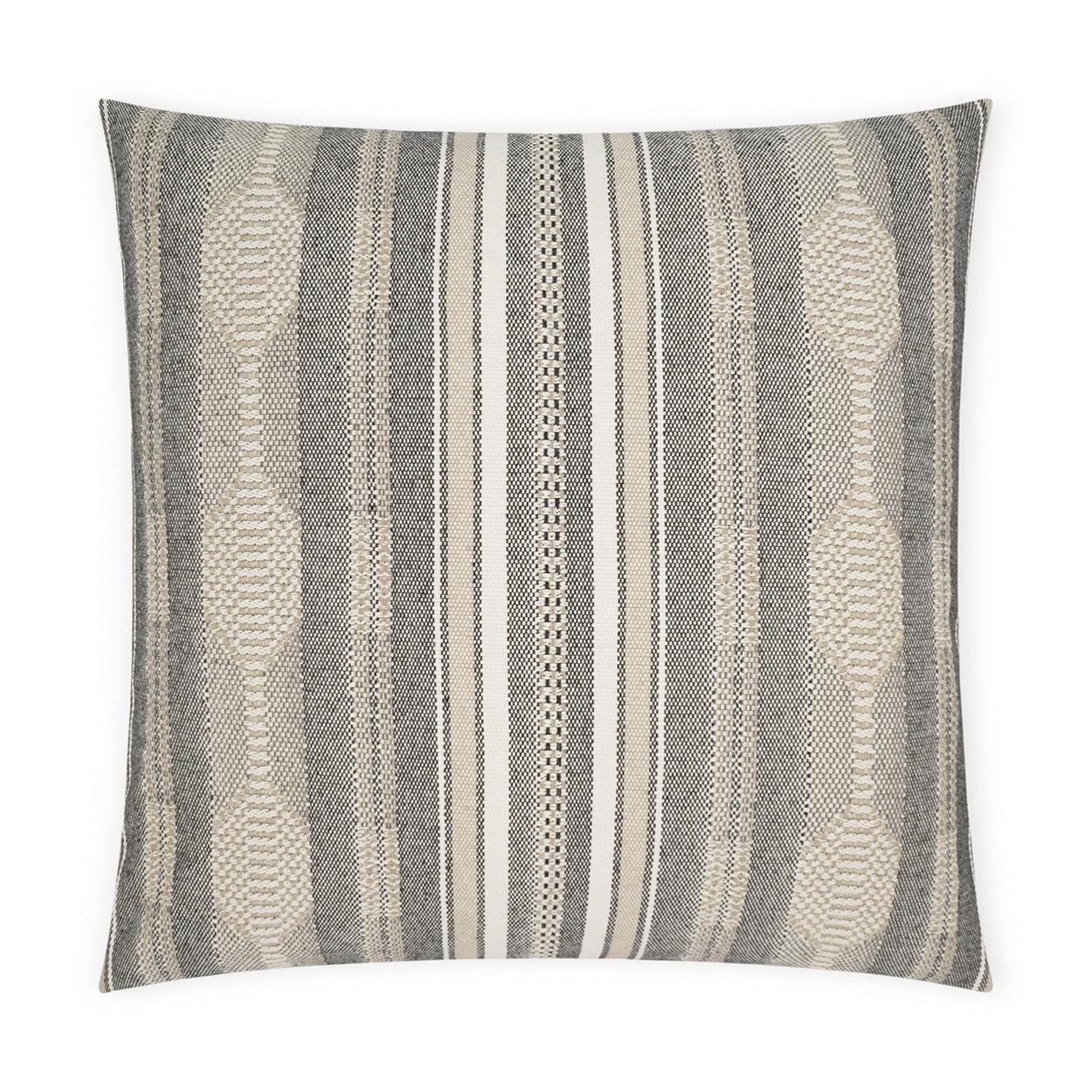 Hours Sand Global Tan Taupe Large Throw Pillow With Insert - Uptown Sebastian