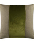 Jefferson Aloe Band / Ribbon Green Large Throw Pillow With Insert - Uptown Sebastian