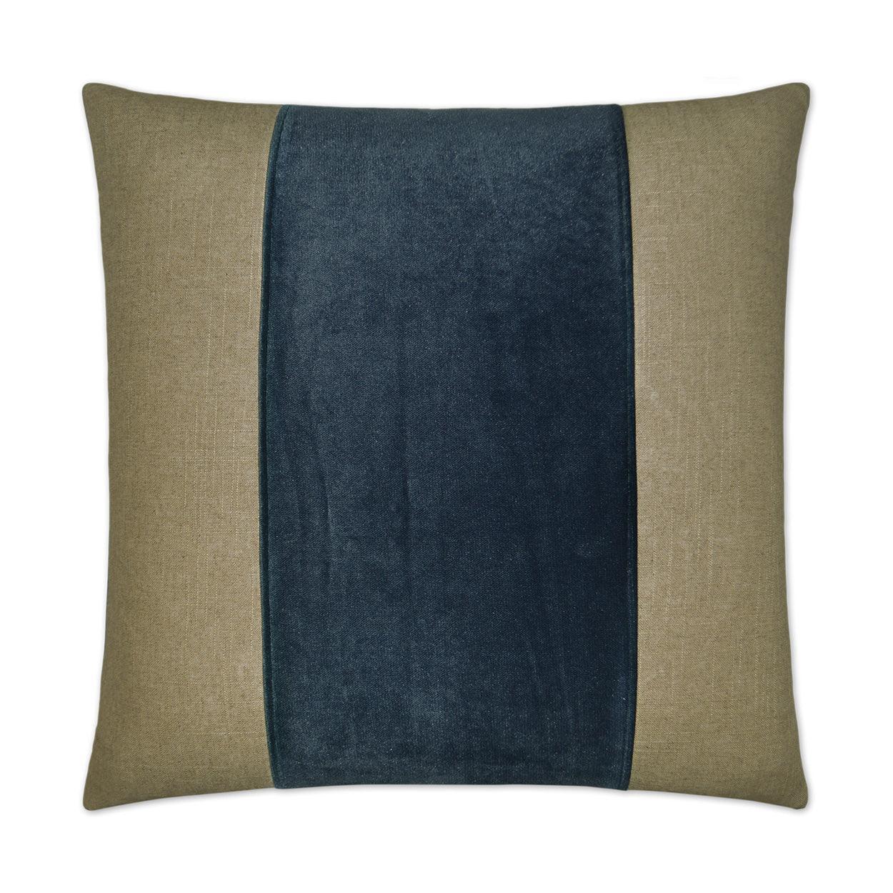 Jefferson Azure Band / Ribbon Blue Large Throw Pillow With Insert - Uptown Sebastian