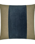 Jefferson Azure Band / Ribbon Blue Large Throw Pillow With Insert - Uptown Sebastian