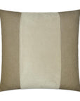 Jefferson Beach Band / Ribbon Ivory Large Throw Pillow With Insert - Uptown Sebastian