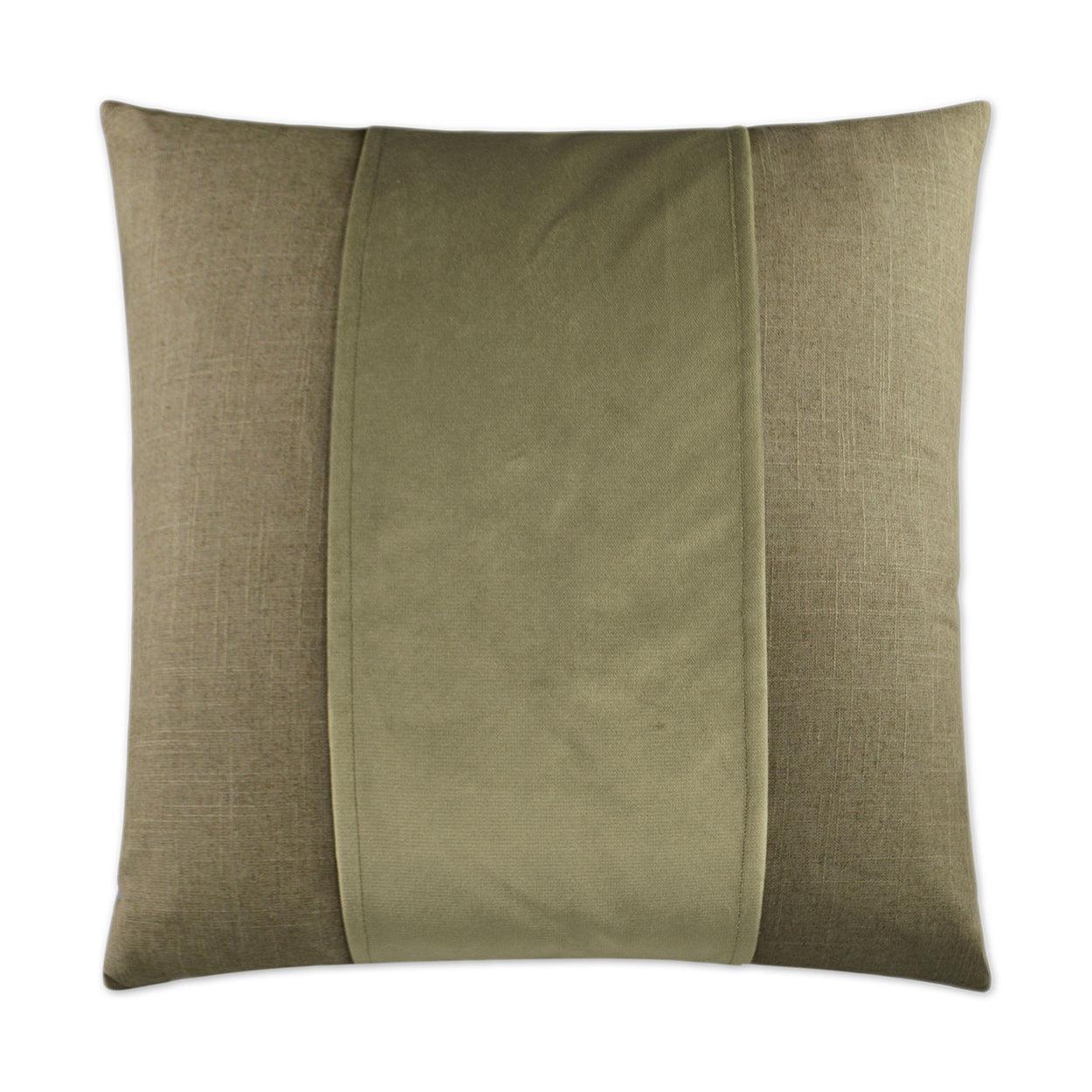 Jefferson Driftwood Band Tan Taupe Large Throw Pillow With Insert - Uptown Sebastian