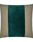 Jefferson Laguna Band Turquoise Teal Large Throw Pillow With Insert - Uptown Sebastian