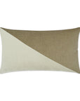 Jefferson Lumbar Ivory Color block Ivory Large Throw Pillow With Insert - Uptown Sebastian