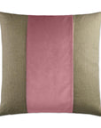 Jefferson Orchid Band / Ribbon Blush Large Throw Pillow With Insert - Uptown Sebastian