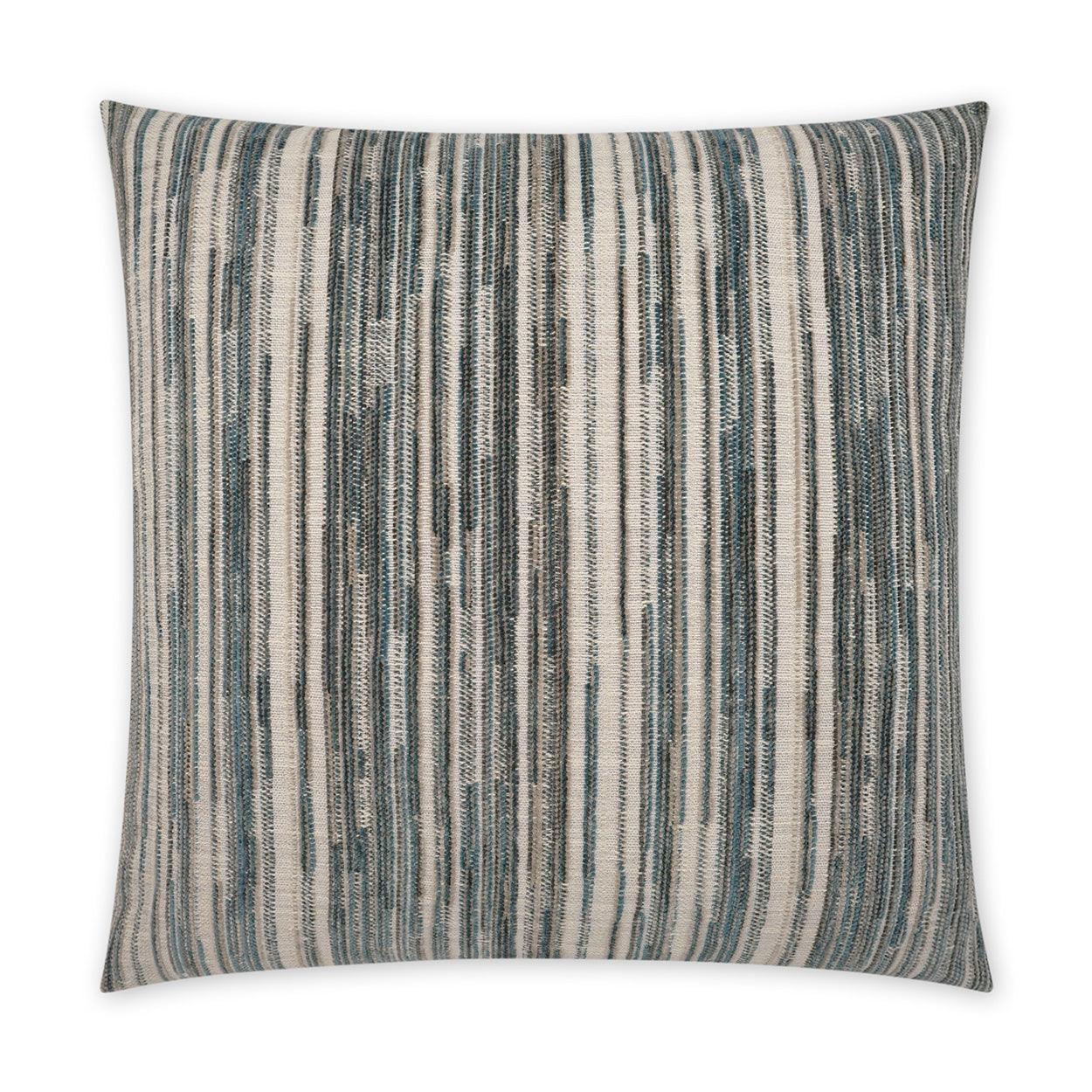 Julep Willow Stripes Tan Taupe Large Throw Pillow With Insert - Uptown Sebastian