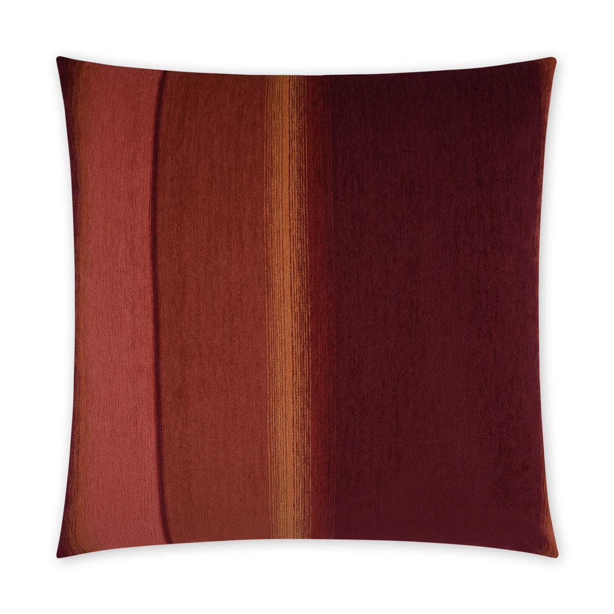Kamara Fire Modern Abstract Red Large Throw Pillow With Insert - Uptown Sebastian