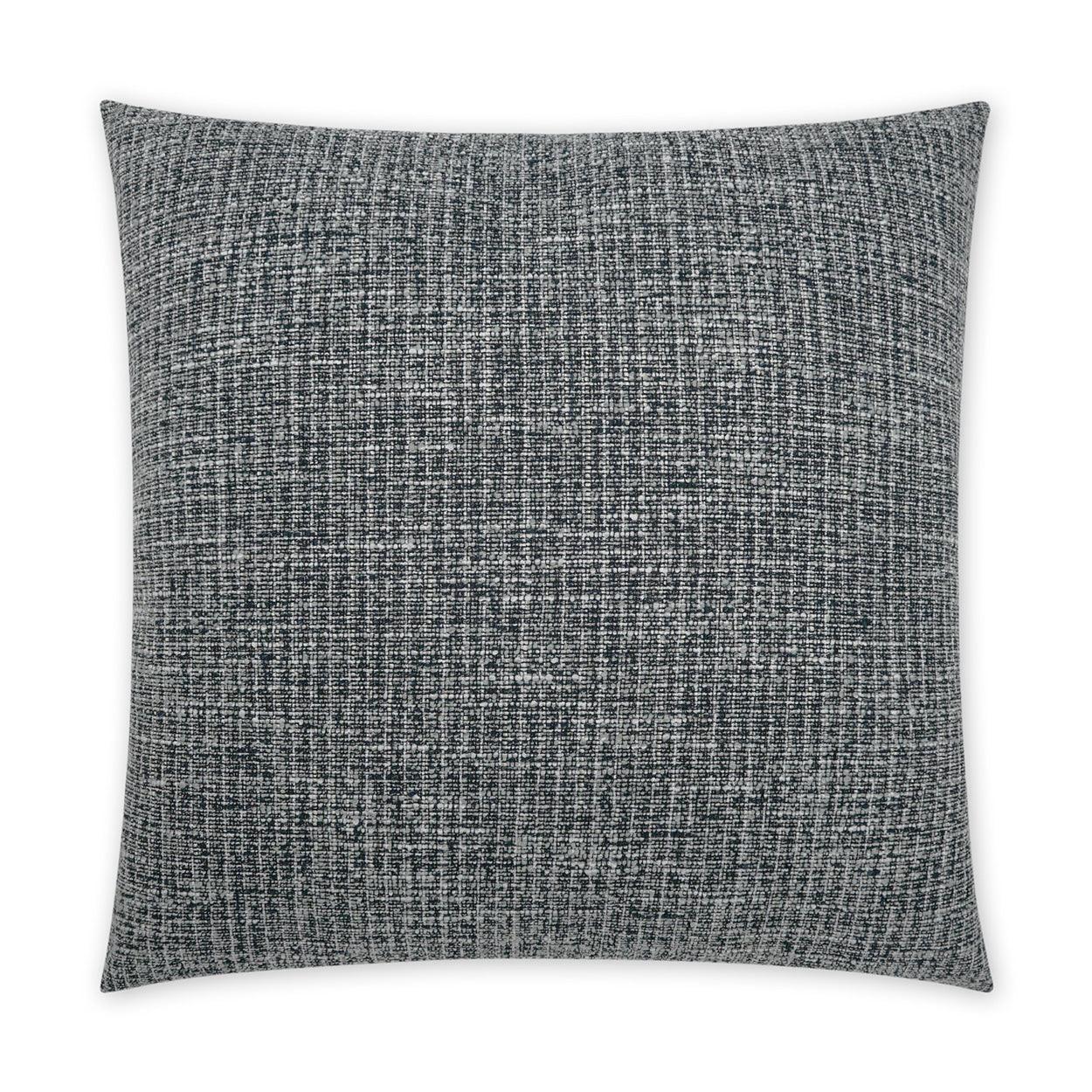 Kensington Black Textured Solid Black Large Throw Pillow With Insert - Uptown Sebastian