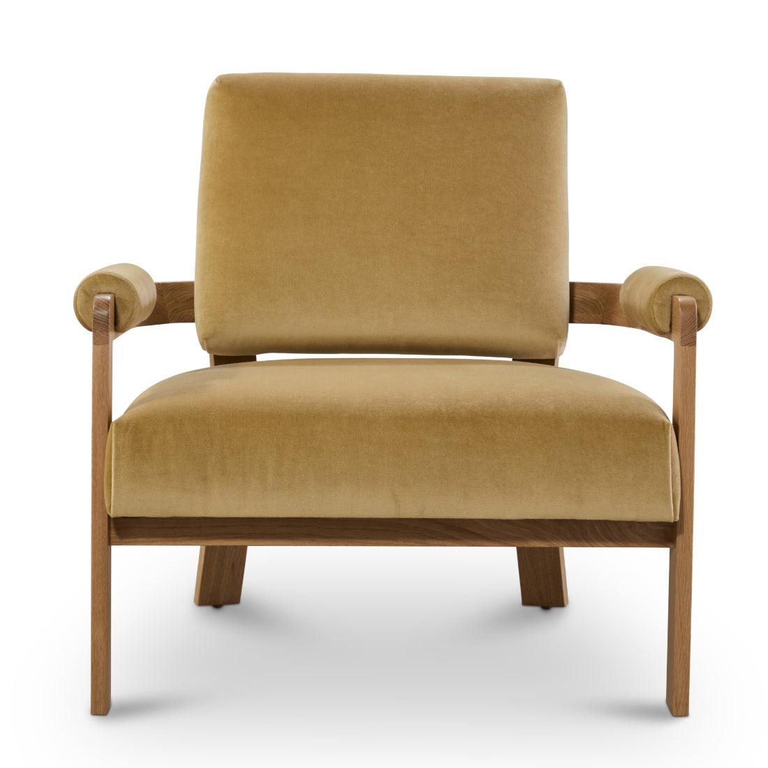 Kervella Stain Resistant Velvet Accent Chair - Uptown Sebastian