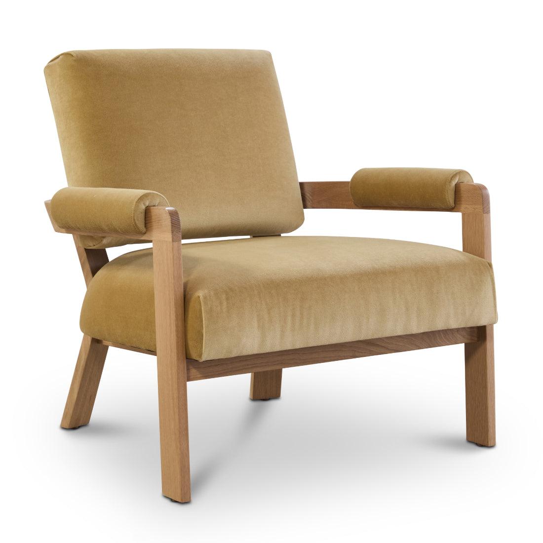 Kervella Stain Resistant Velvet Accent Chair - Uptown Sebastian
