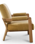 Kervella Stain Resistant Velvet Accent Chair - Uptown Sebastian