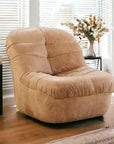 Large Comfortable Living Room Leather Chair - Uptown Sebastian