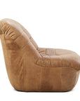 Large Comfortable Living Room Leather Chair - Uptown Sebastian