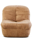 Large Comfortable Living Room Leather Chair - Uptown Sebastian