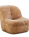 Large Comfortable Living Room Leather Chair - Uptown Sebastian