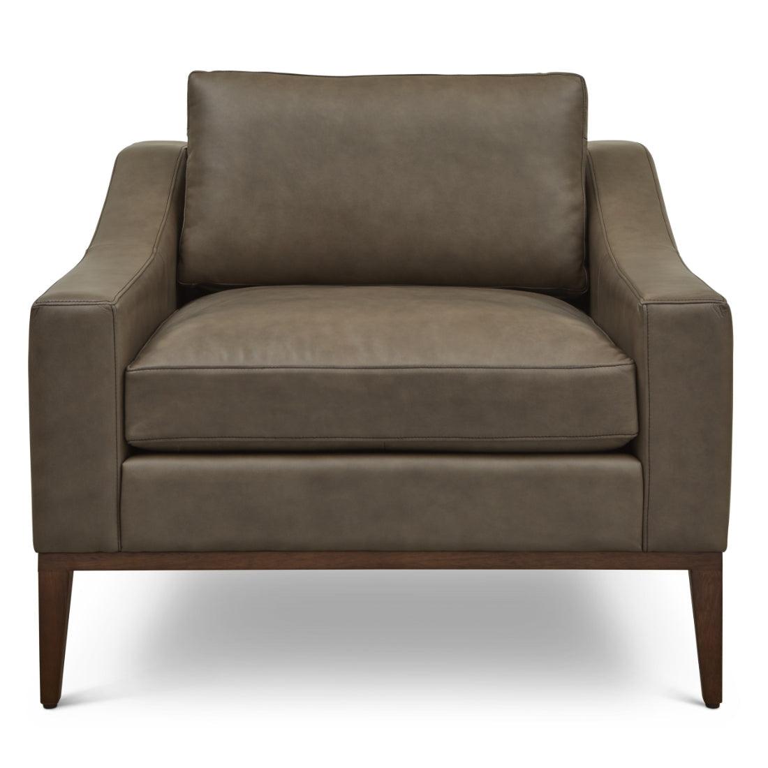 Large Leather Club Chair for Living Room - Uptown Sebastian