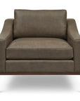 Large Leather Club Chair for Living Room - Uptown Sebastian