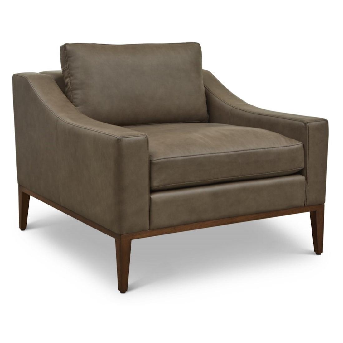 Large Leather Club Chair for Living Room - Uptown Sebastian