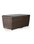 Largo 22" Bunching Accent Table All Weather Wicker Furniture - Uptown Sebastian