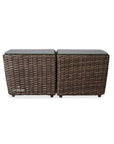 Largo 44" Bunching Accent Table All Weather Wicker Furniture - Uptown Sebastian