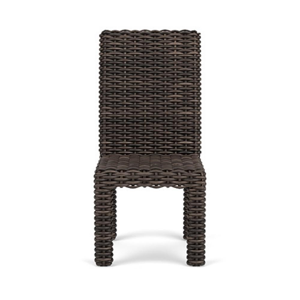 Largo Armless Dining Chair All Weather Wicker Furniture Made in USA - Uptown Sebastian