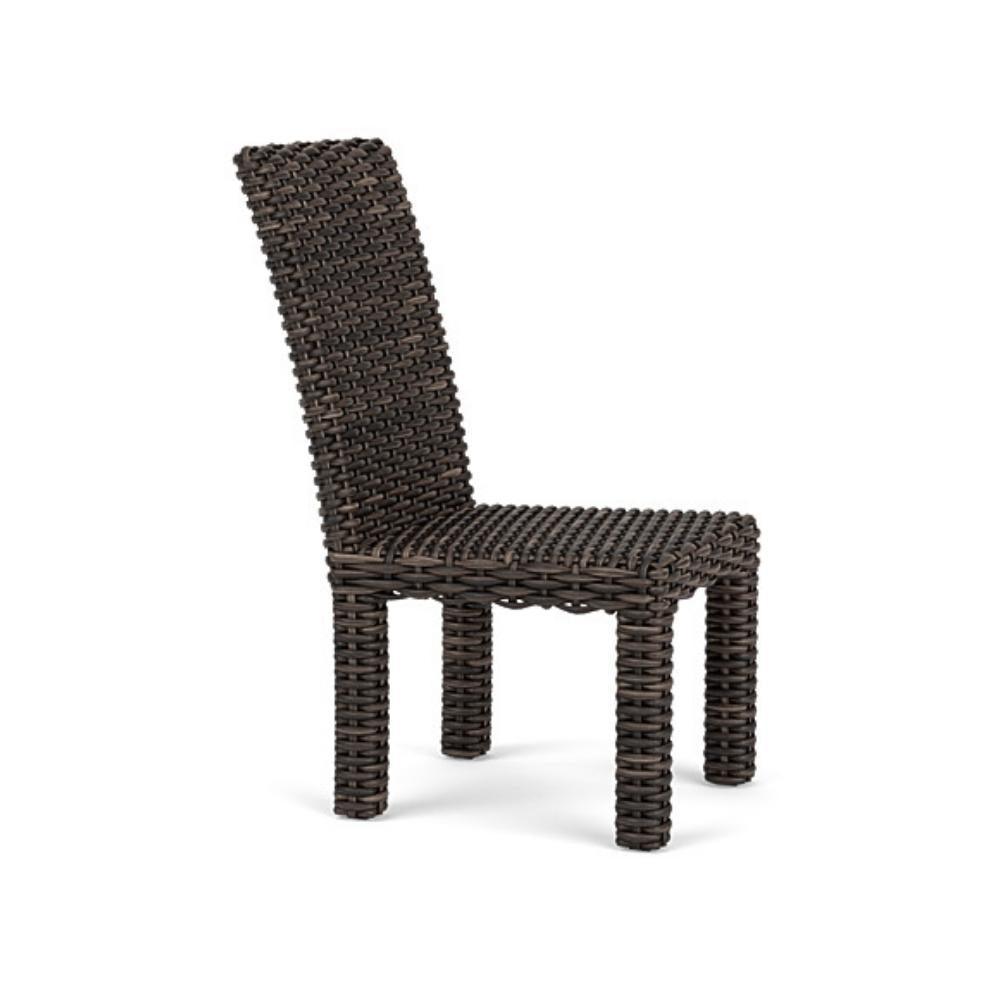 Largo Armless Dining Chair All Weather Wicker Furniture Made in USA - Uptown Sebastian