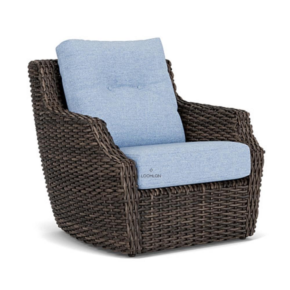 Largo Lounge Chair All Weather Wicker Furniture Made in USA Lloyd Flanders - Uptown Sebastian