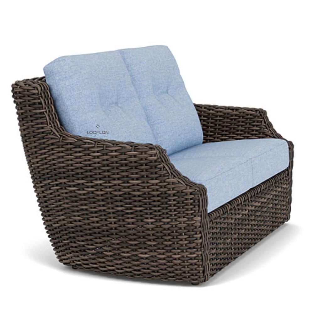 Largo Loveseat All Weather Wicker Furniture Made in USA Lloyd Flanders - Uptown Sebastian