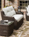 Largo Loveseat All Weather Wicker Furniture Made in USA Lloyd Flanders - Uptown Sebastian