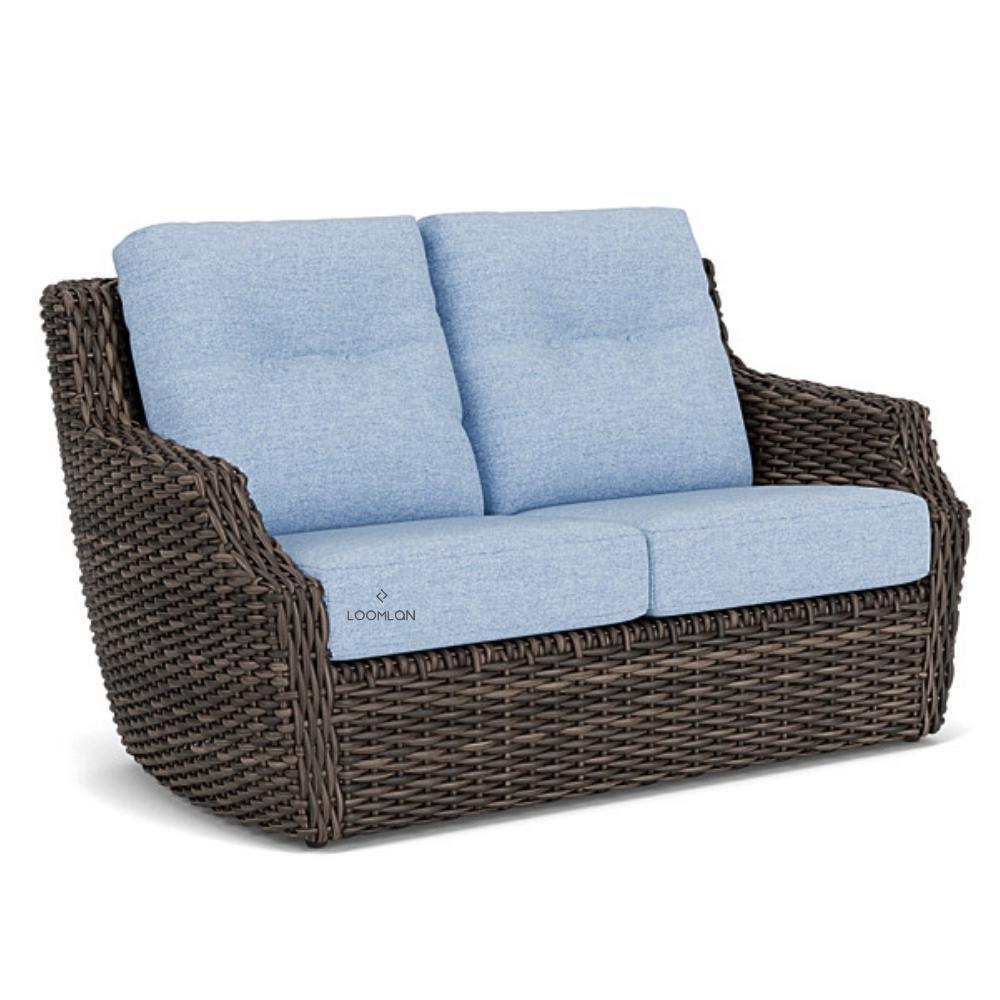 Largo Loveseat All Weather Wicker Furniture Made in USA Lloyd Flanders - Uptown Sebastian