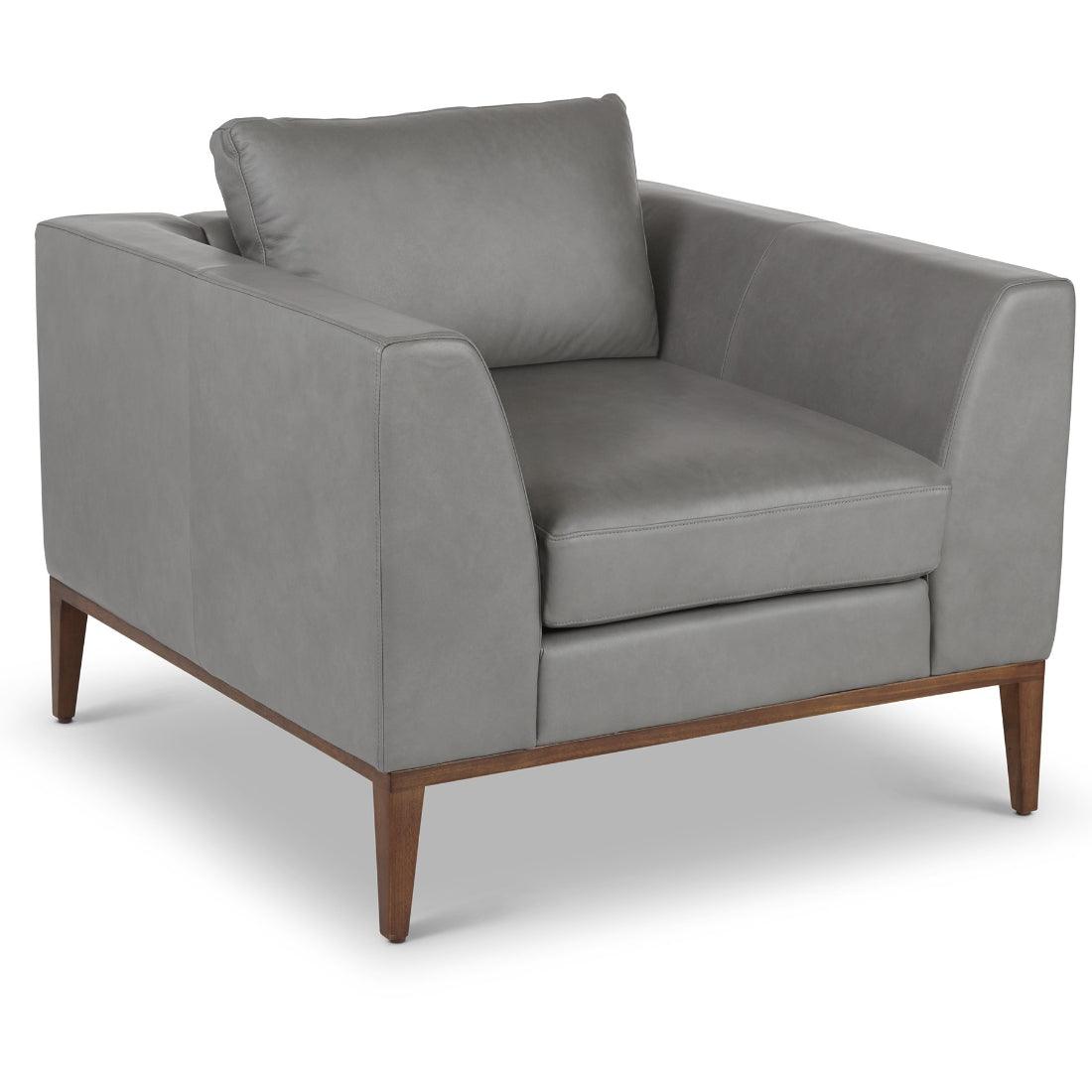 Largo Organic Made to Order Leather Club Chair - Uptown Sebastian