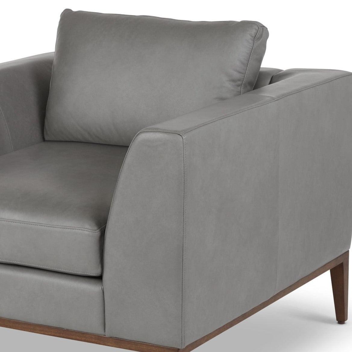 Largo Organic Made to Order Leather Club Chair - Uptown Sebastian