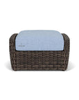 Largo Ottoman All Weather Wicker Furniture Made in USA Lloyd Flanders - Uptown Sebastian