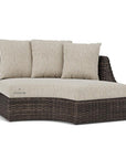 Largo Outdoor Replacement Cushions For Left Arm Curved Sofa Sectional - Uptown Sebastian