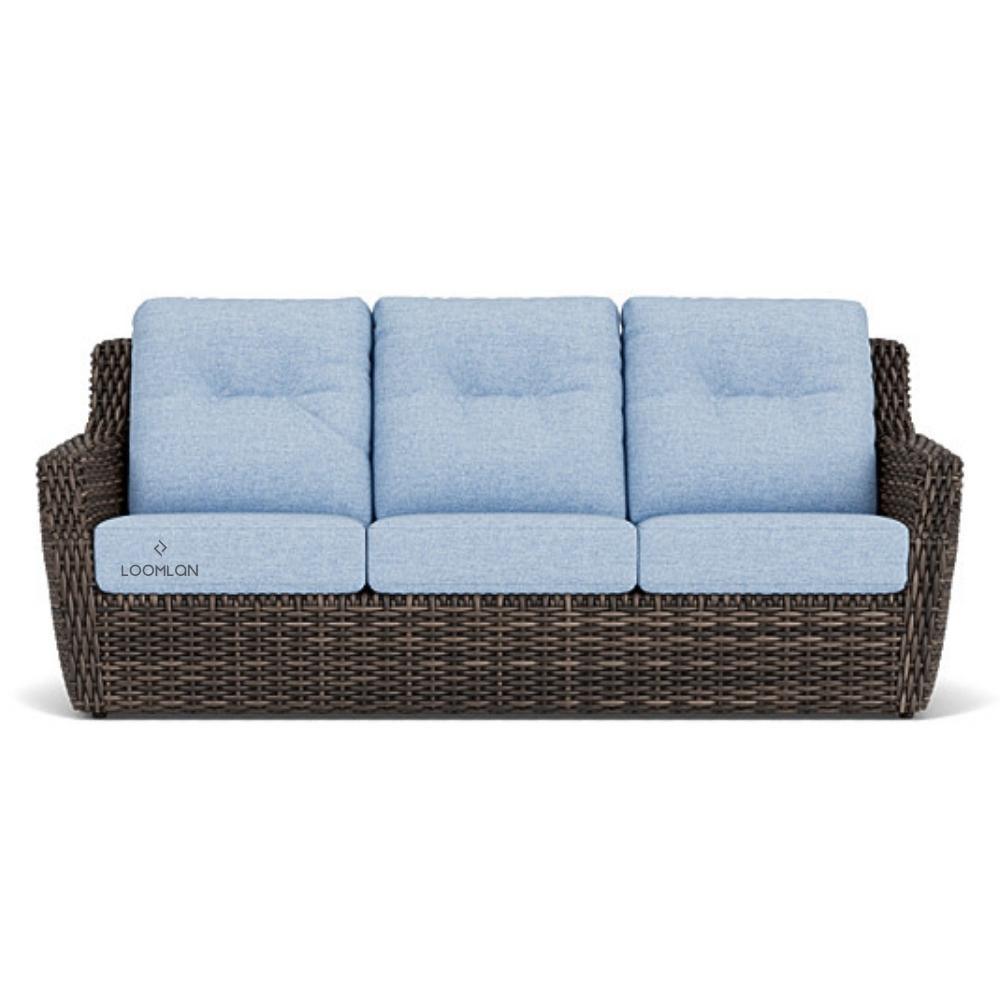 Largo Sofa All Weather Wicker Furniture Made in USA Lloyd Flanders - Uptown Sebastian