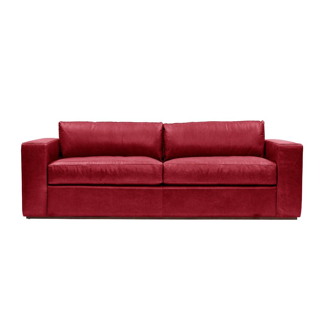 Leather Sleeper Sofa Pull out Couch Queen Size Bed - Uptown Sebastian