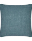 Lena Lapis Beach Solid Blue Large Throw Pillow With Insert - Uptown Sebastian